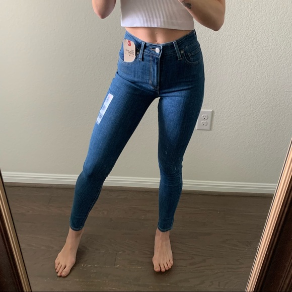 Levi’s 721 high rise skinny jean in lapis trot - Picture 14 of 15